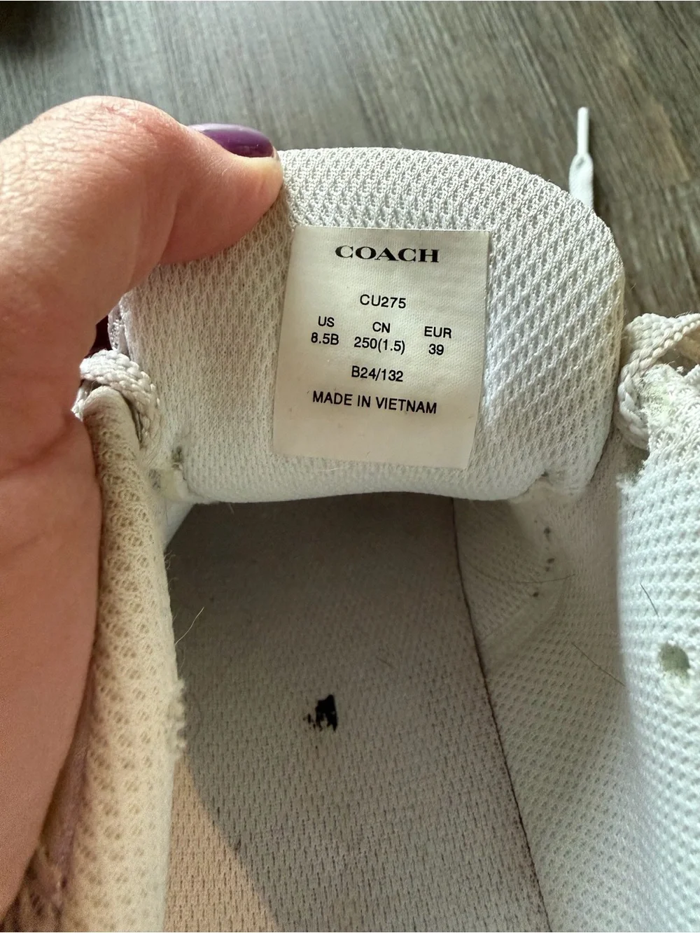 Coach sneakers are